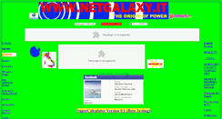 Desktop Screenshot of netgalaxy.it